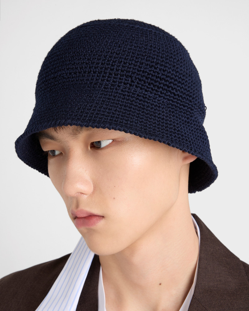 Prada Crochet bucket hat outlook