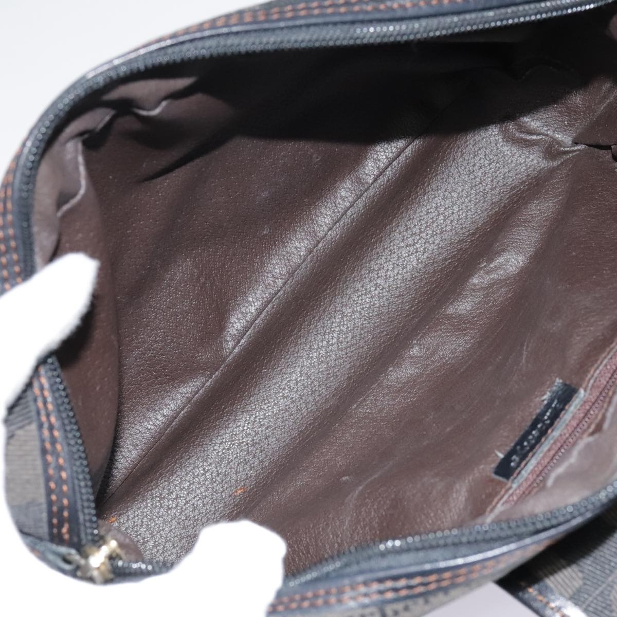 Burberry Shoulder Bag Canvas Gold Black - 11