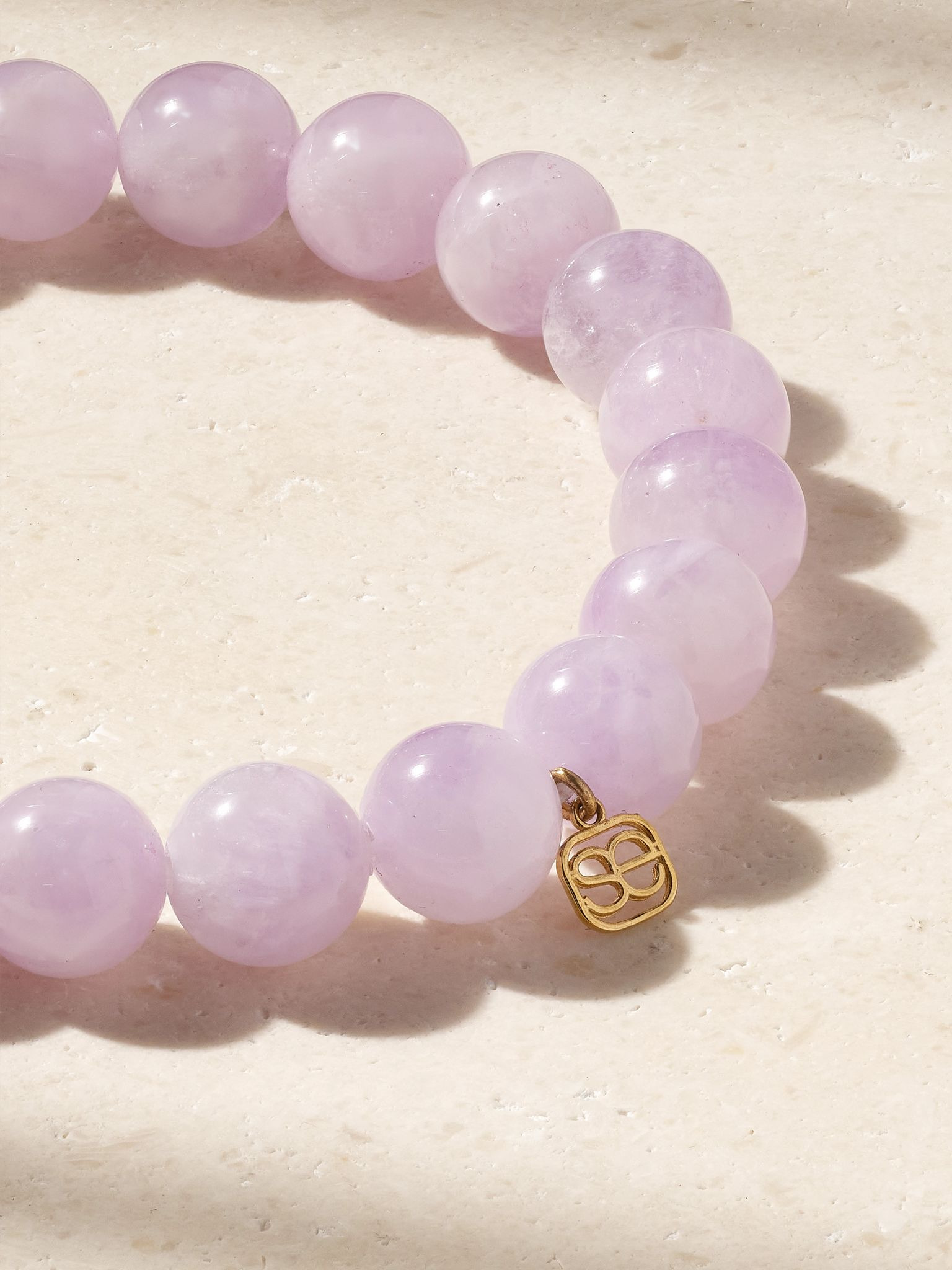 Evil Eye 14-karat gold, amethyst and diamond bracelet Gold - 3