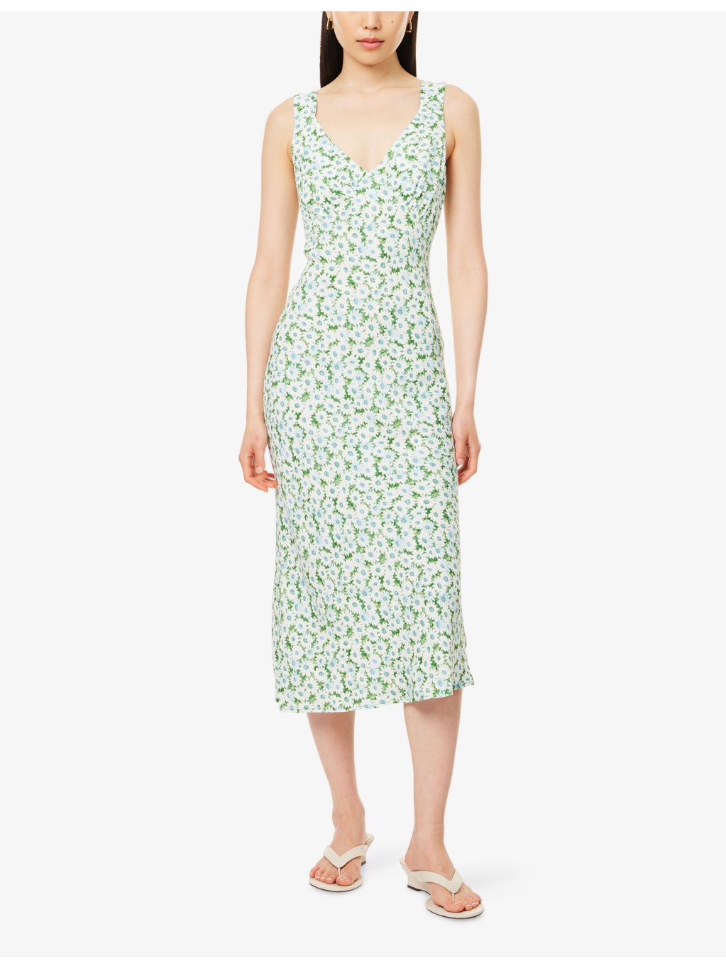 Beauden Floral-Print Crepe Midi Dress - 3