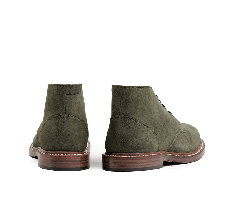 LK-022 Steadfast Chukka Boot Japanese Suede Olive - 5