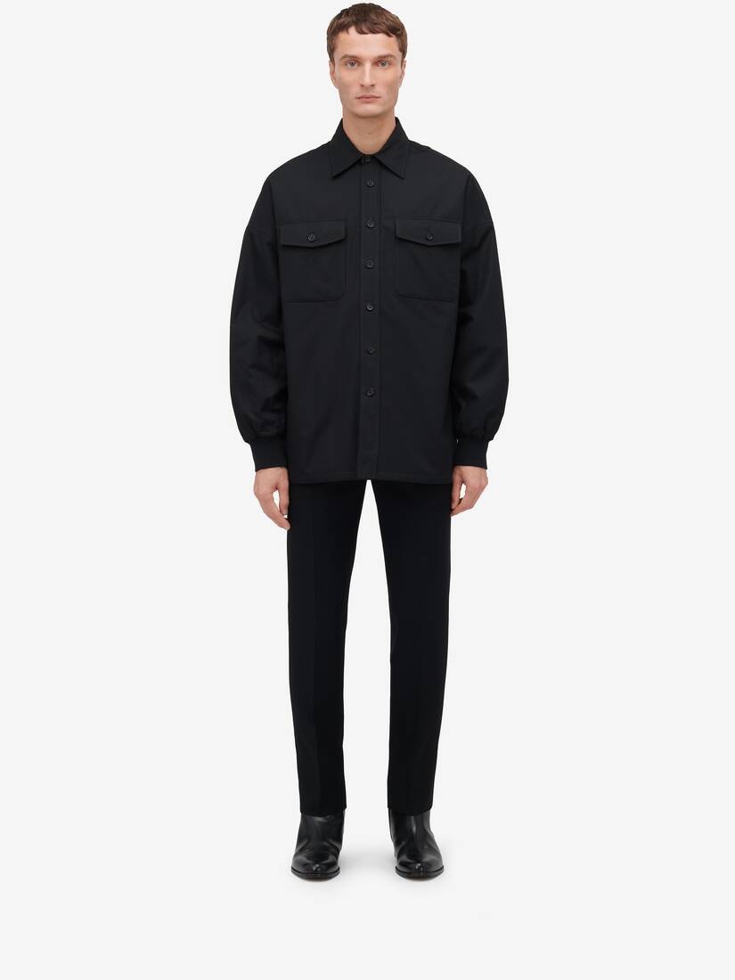 Men's Seal Logo Shirt in Black - 2