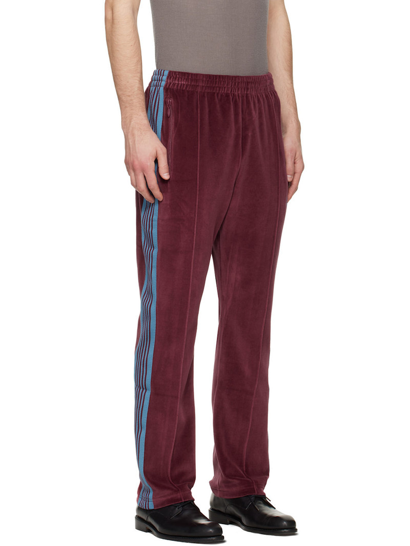 Burgundy Narrow Track Pants 2