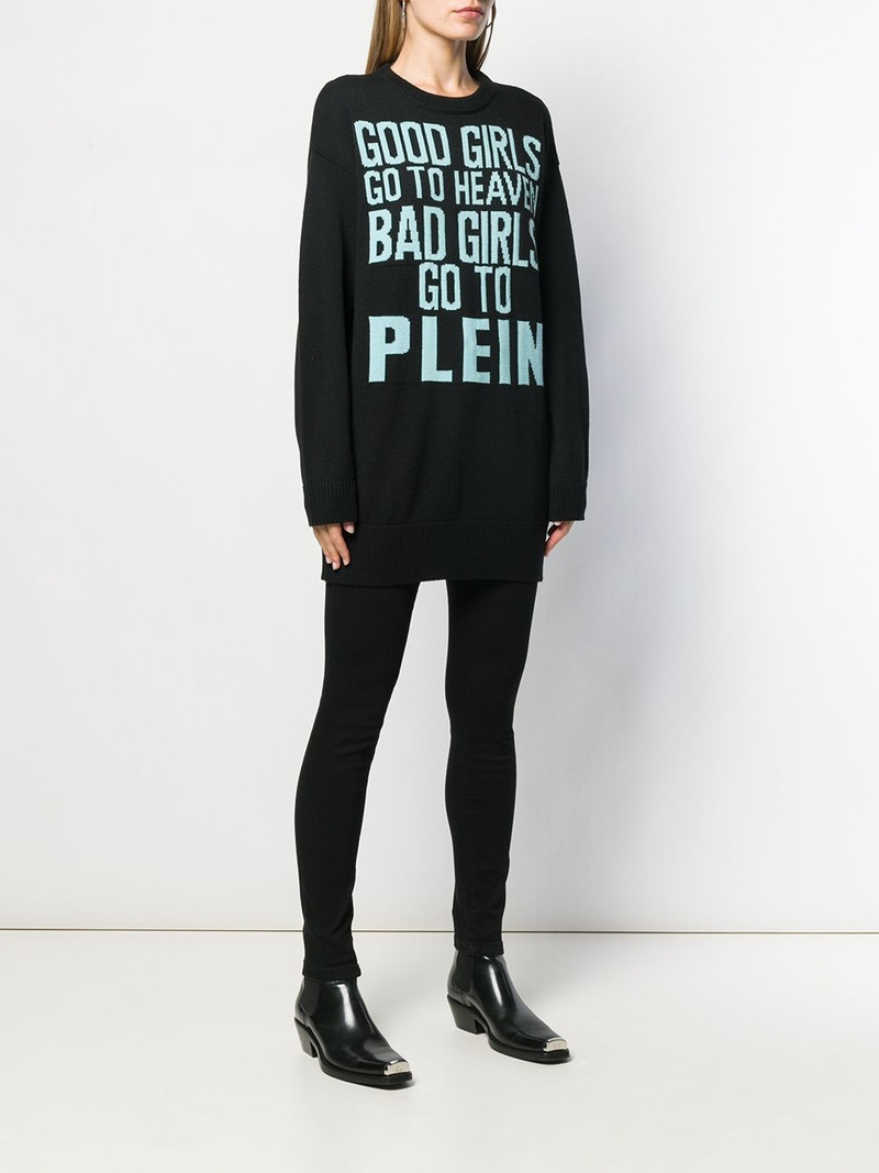 좋은 소녀 longline jumper 3