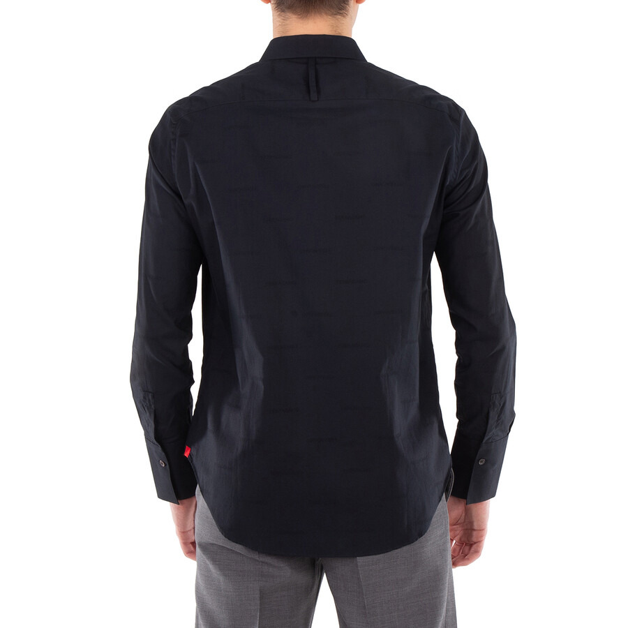 Ferragamo Logo Jacquard Long-Sleeved Sports Shirt - 3