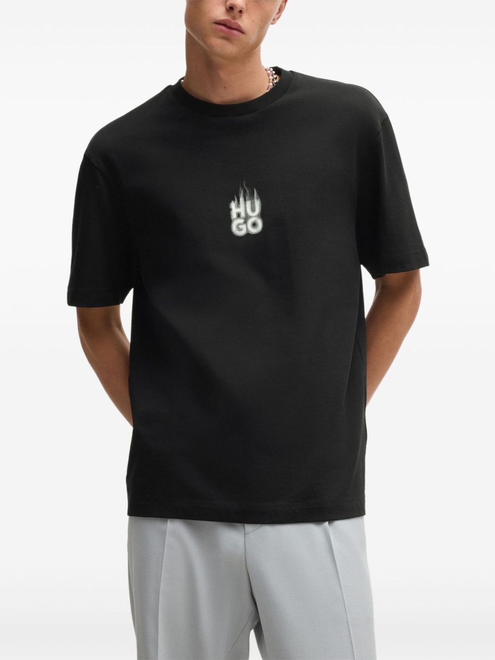 cotton T-shirt - 4