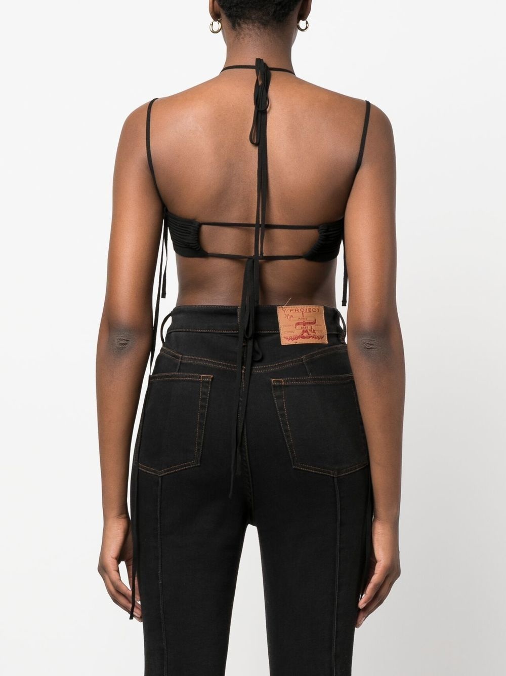 ribbed-detail top - 4