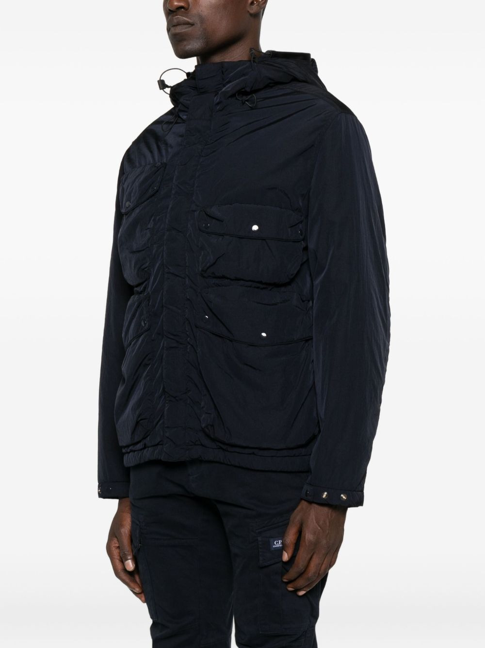 hooded multipocket jacket - 3