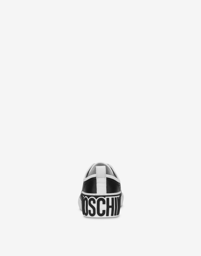 Moschino MAXI LOGO CALFSKIN SNEAKERS outlook