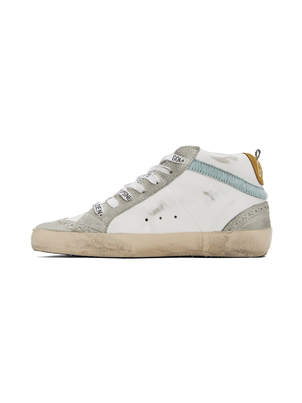 SSENSE Exclusive Off-White Mid Star Sneakers - 3