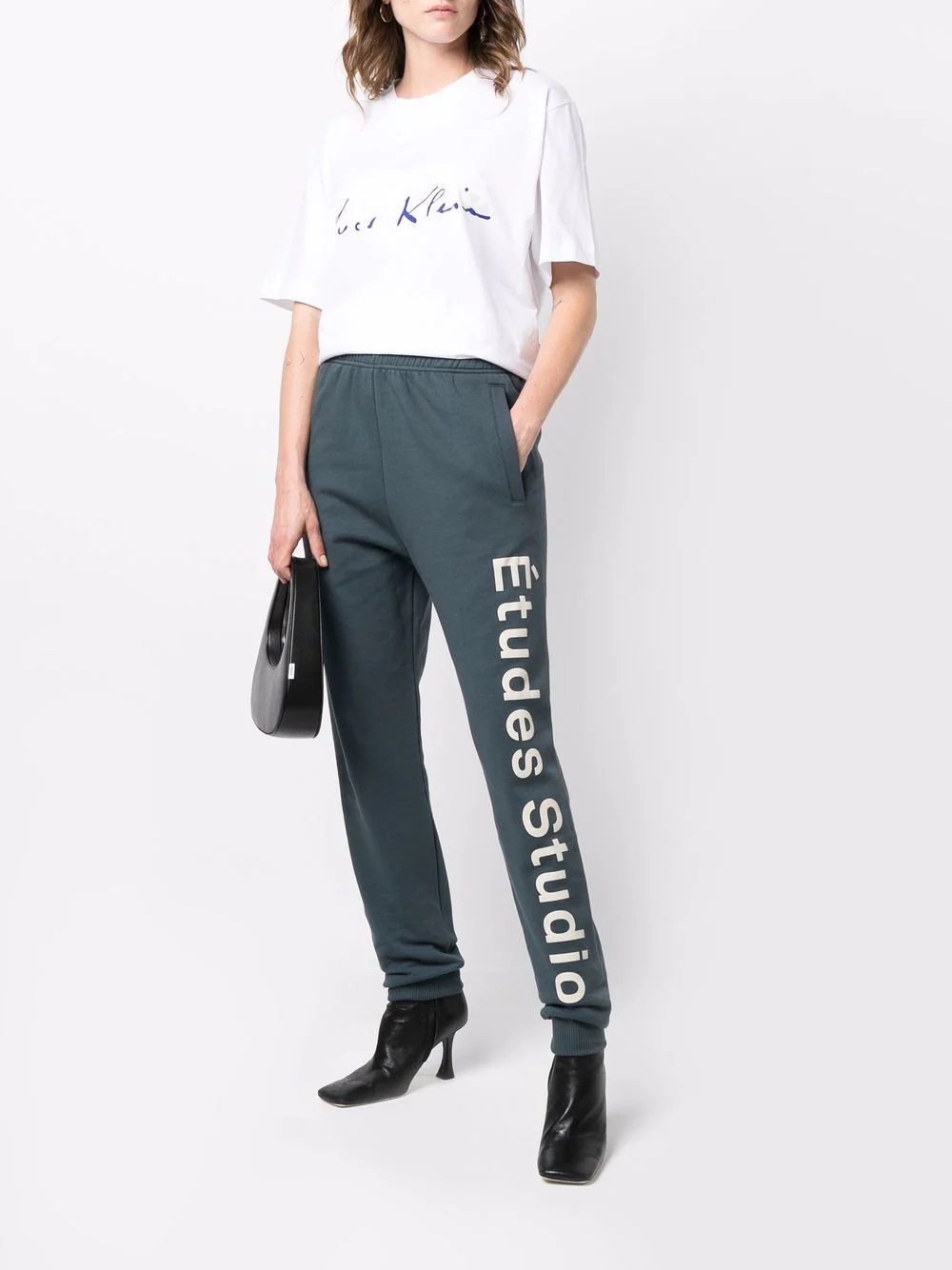 logo-print track pants - 3