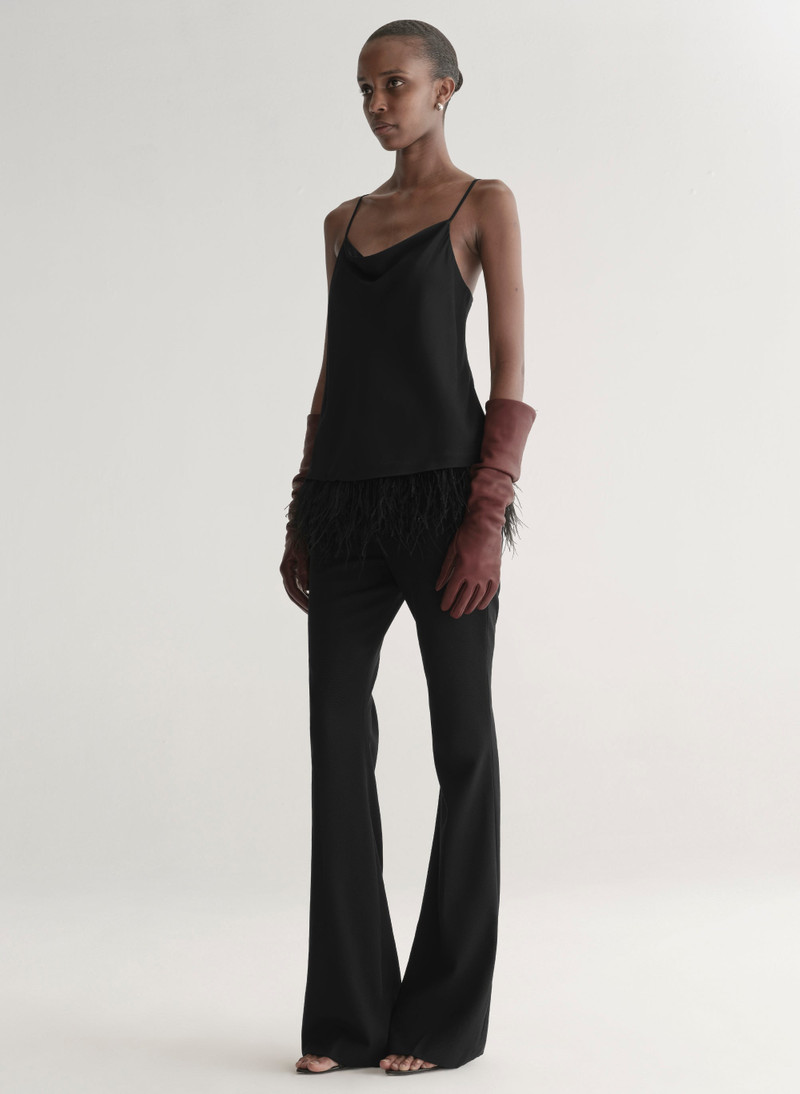 Eliza Feather Trimmed Camisole Top 5