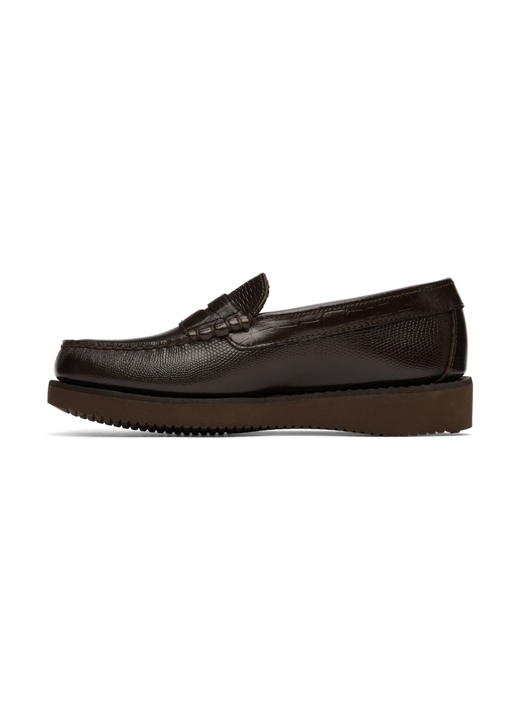 Brown Sebago Edition Exotic Loafers - 3