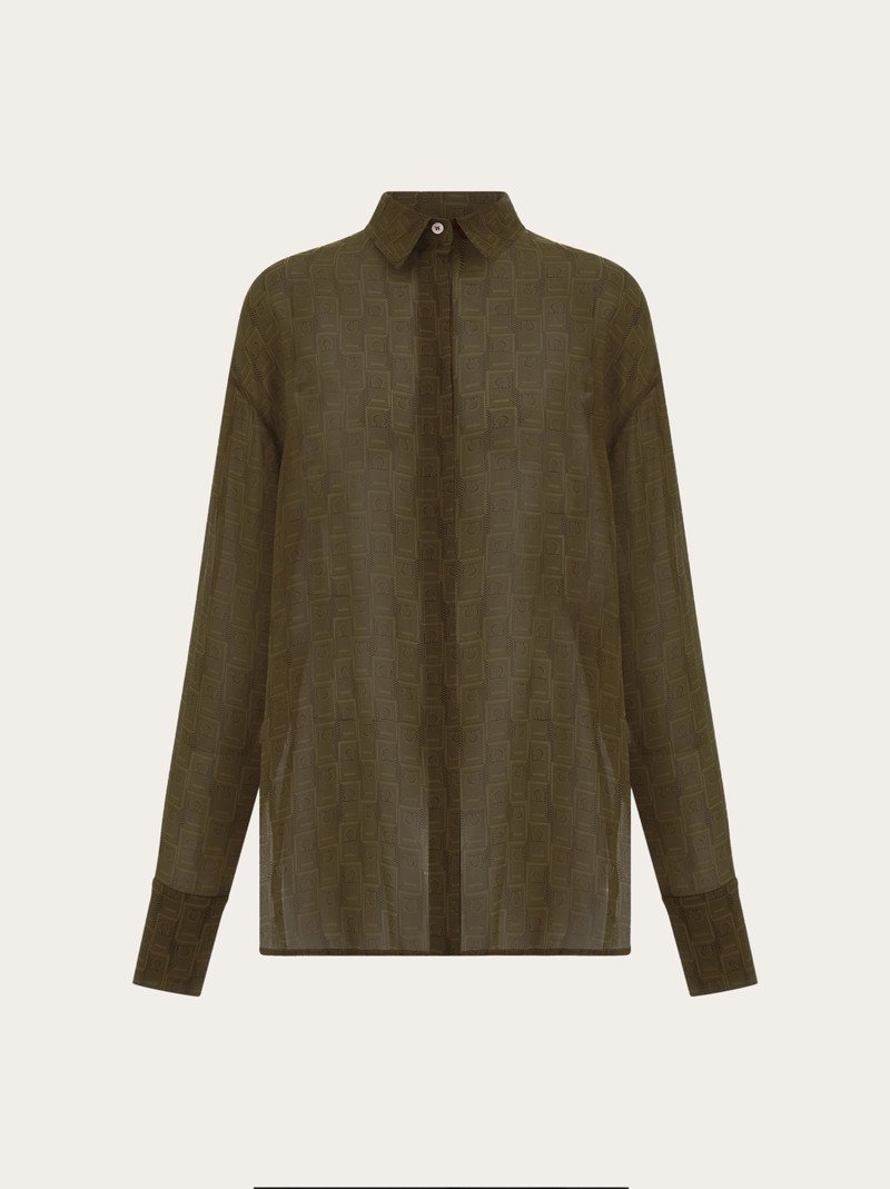 Ferragamo Monogram shirt 1