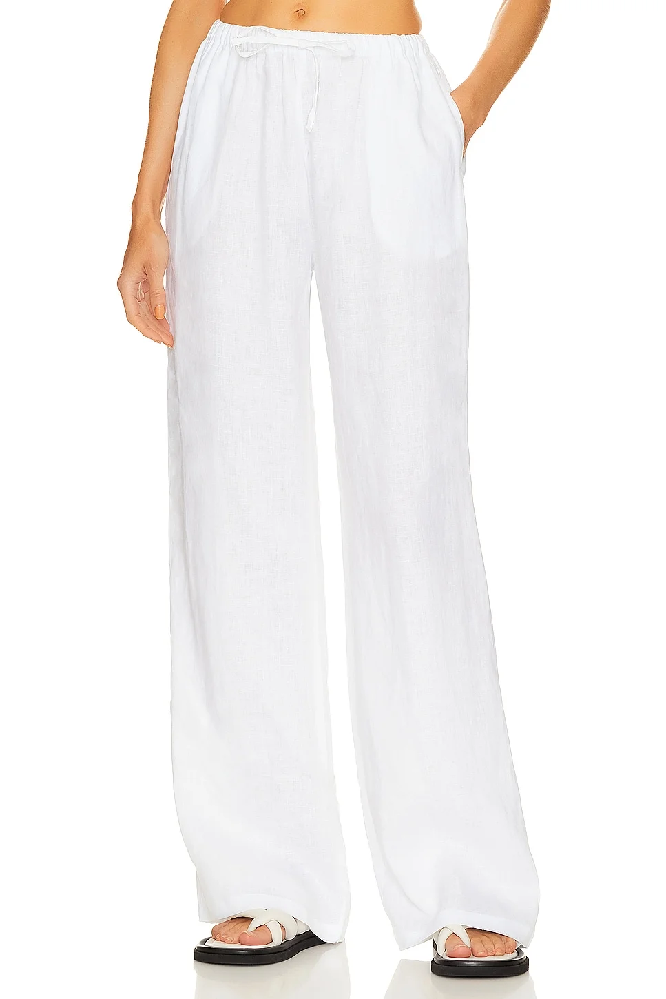 Linen Drawstring Trouser - 1