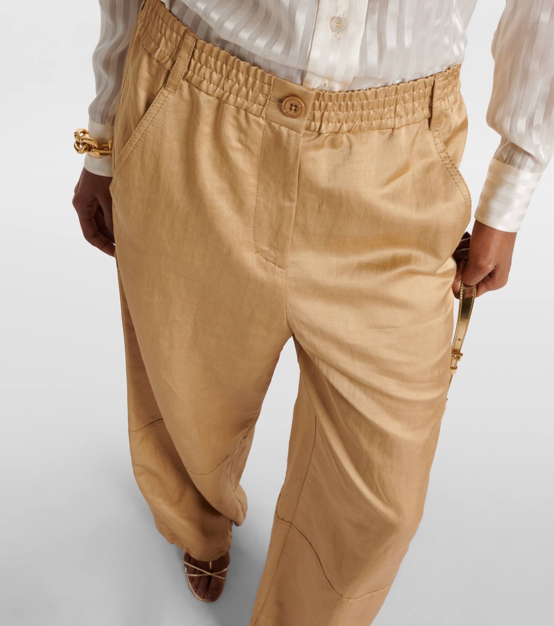 Slouchy Coolness wide-leg pants - 4