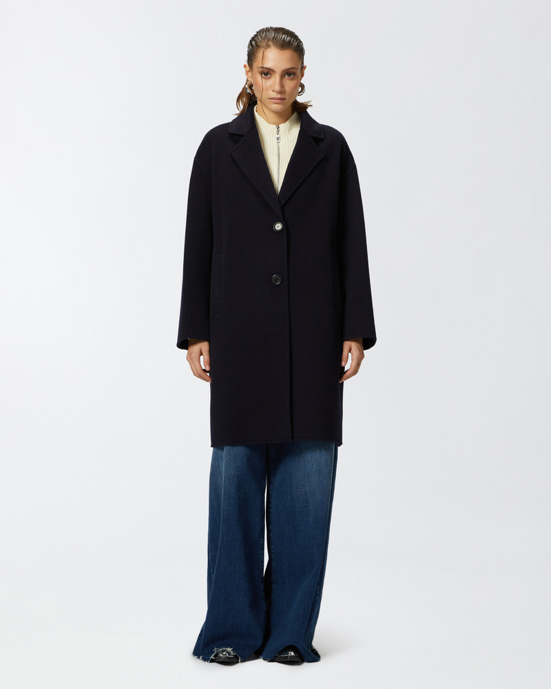 PINKO CLASSIC SINGLE-BREASTED CLOTH COAT outlook
