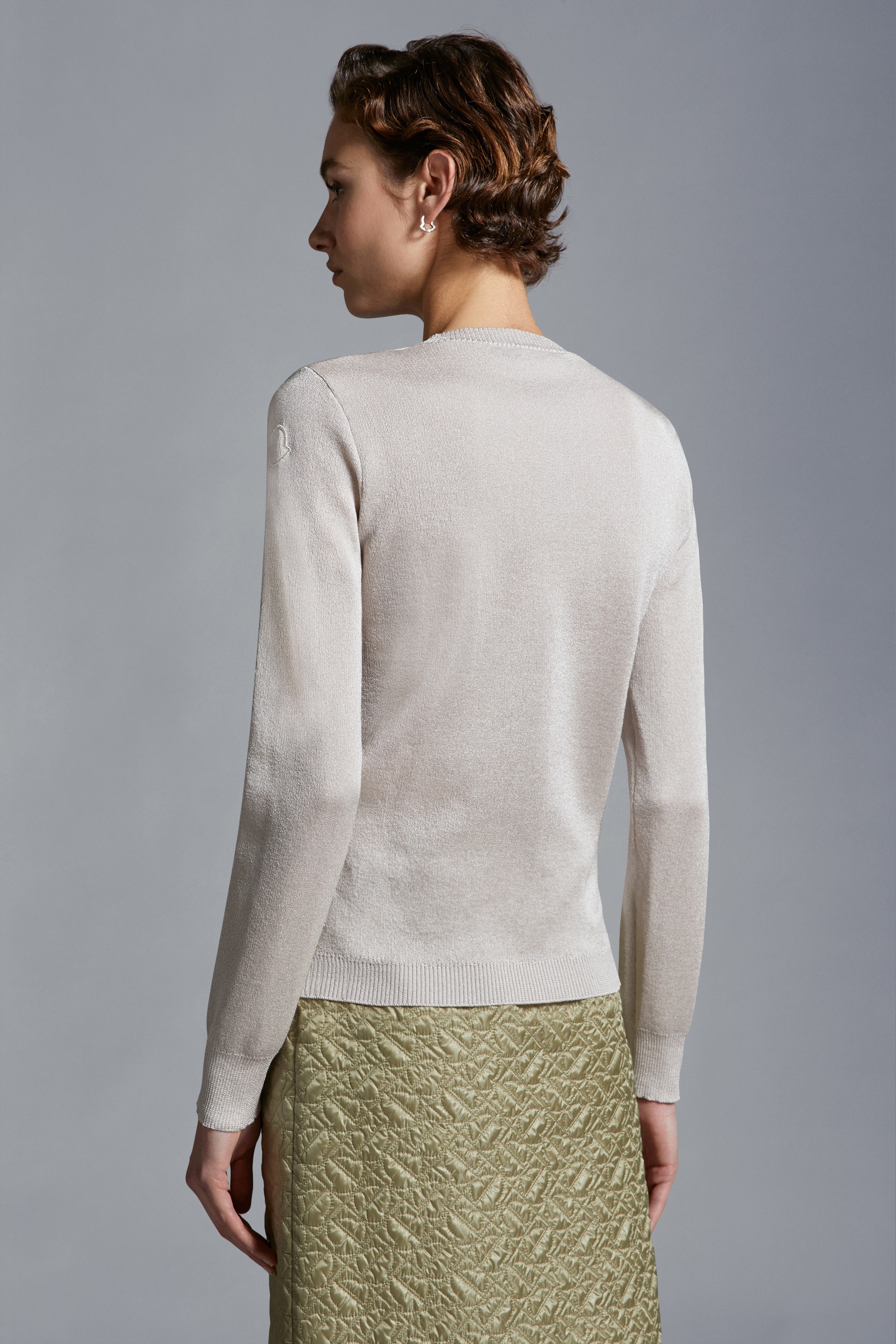Cotton Blend Cardigan - 5