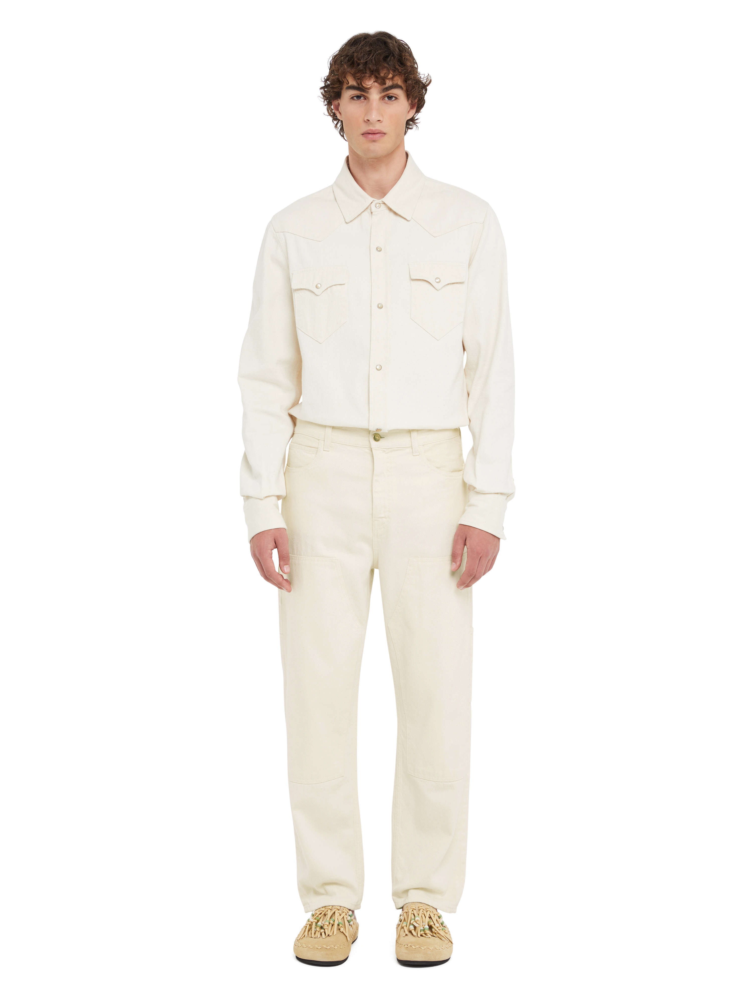 Raw Cargo Denim Pants - 4