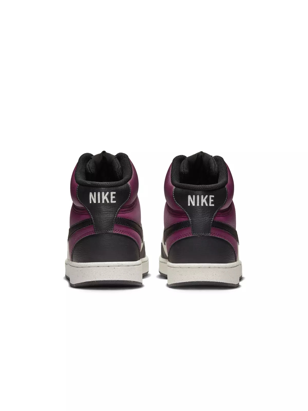 Court Vision Mid Next Nature "Dark Beetroot/Black/Sail" Men's Shoe - 5