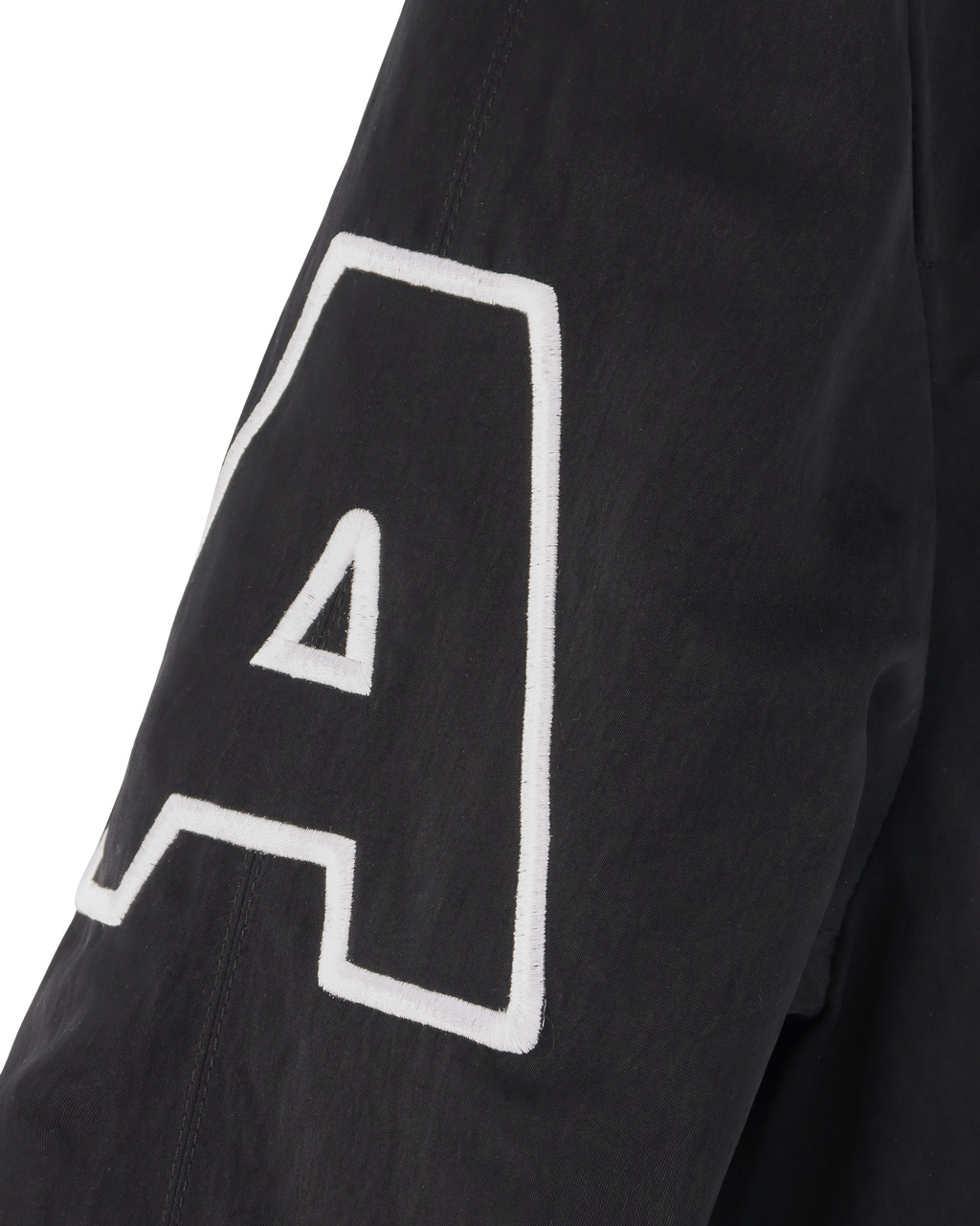 NYLON LOGO VARSITY JACKET - 8