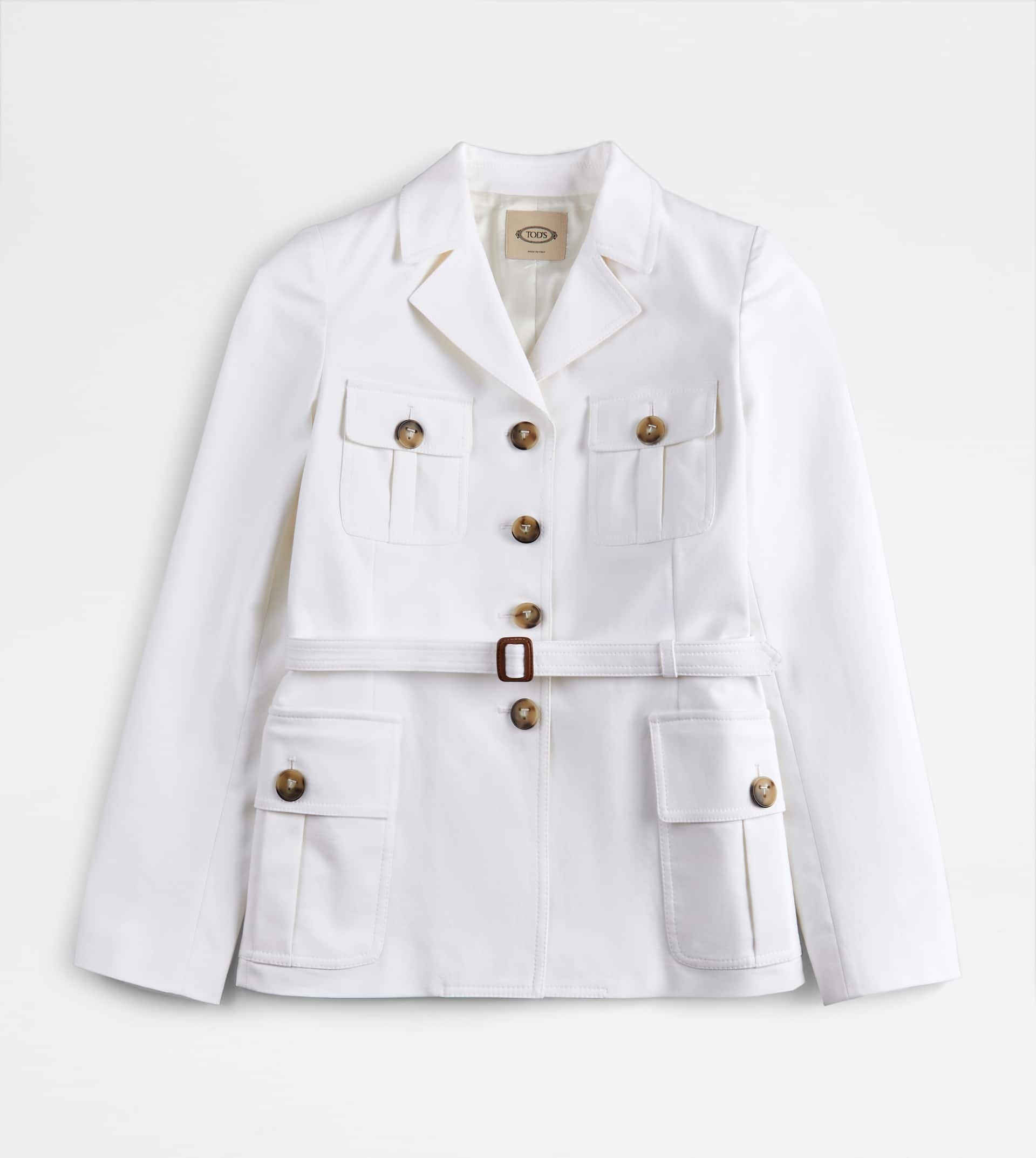 SAFARI JACKET - WHITE - 1