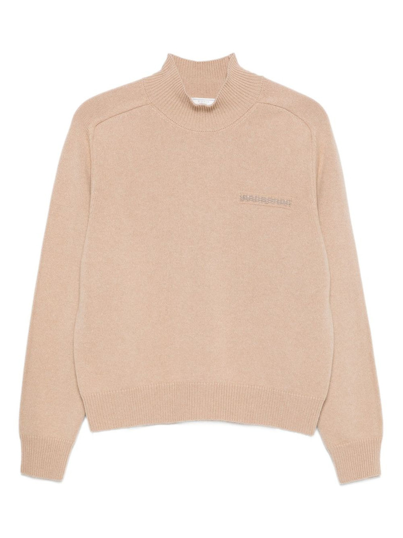 high-neck embellished sweater 1