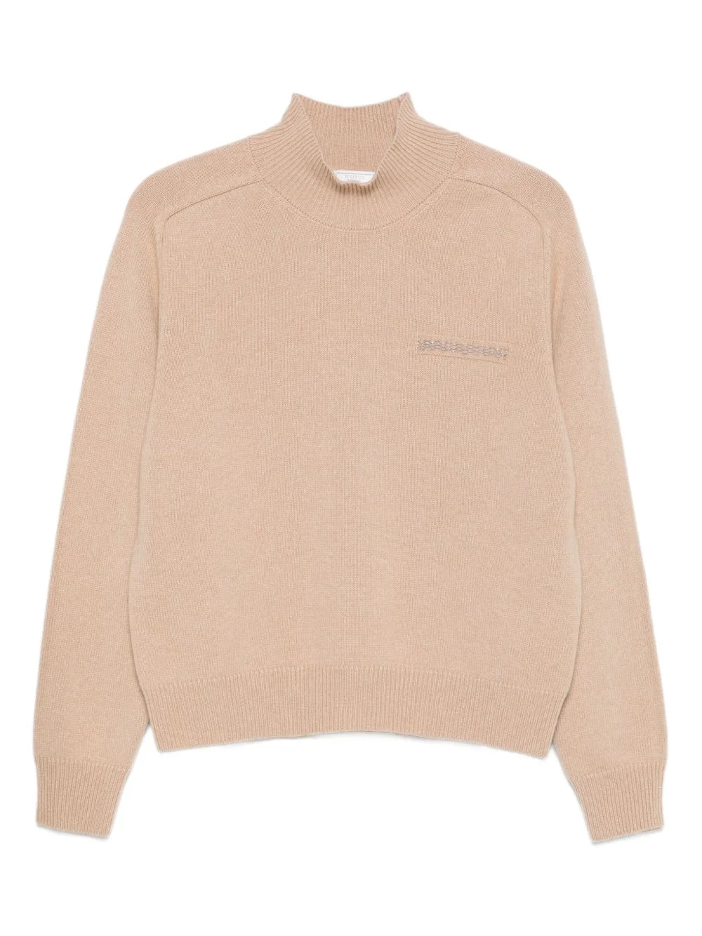 high-neck embellished sweater - 1