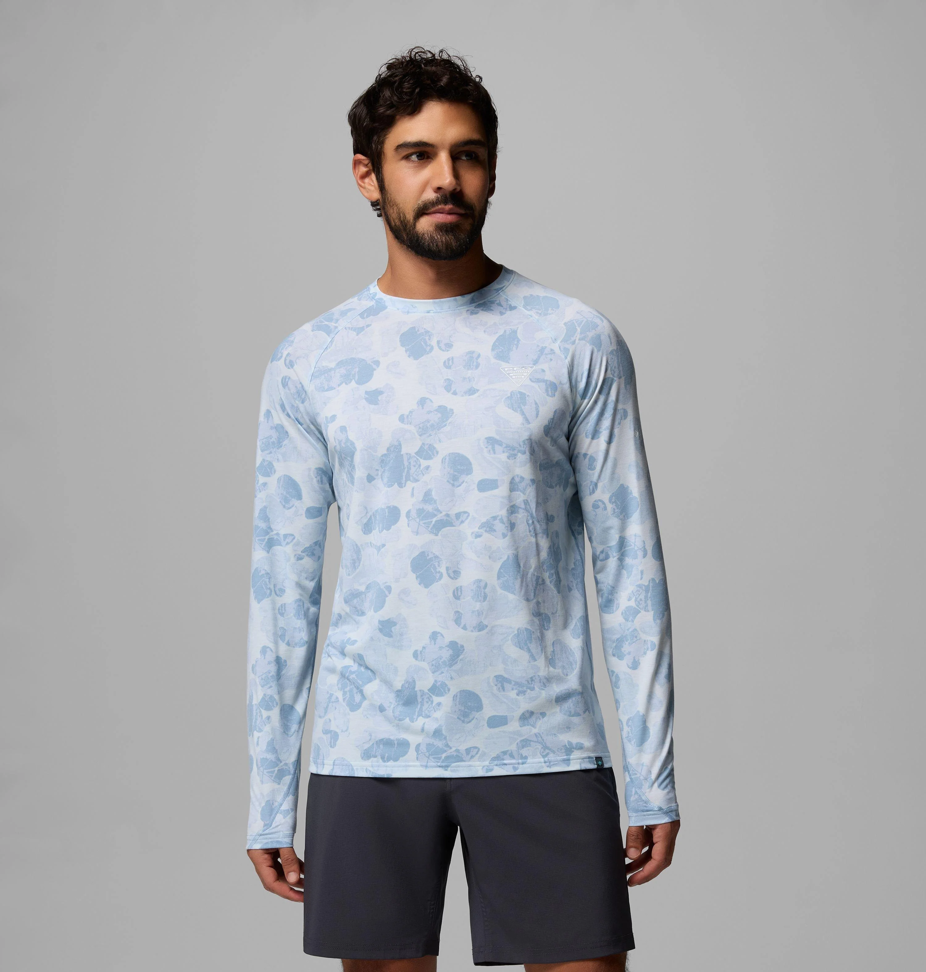 Men's PFG Uncharted II Printed Long Sleeve Shirt - 1