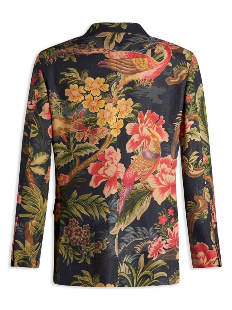 floral-print single-breasted blazer 6
