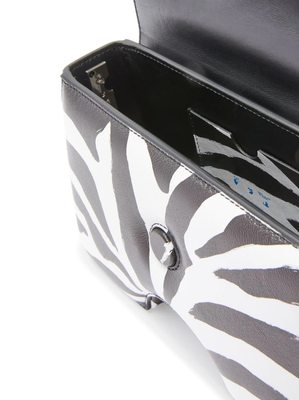 Burrow-22 zebra-print shoulder bag - 5