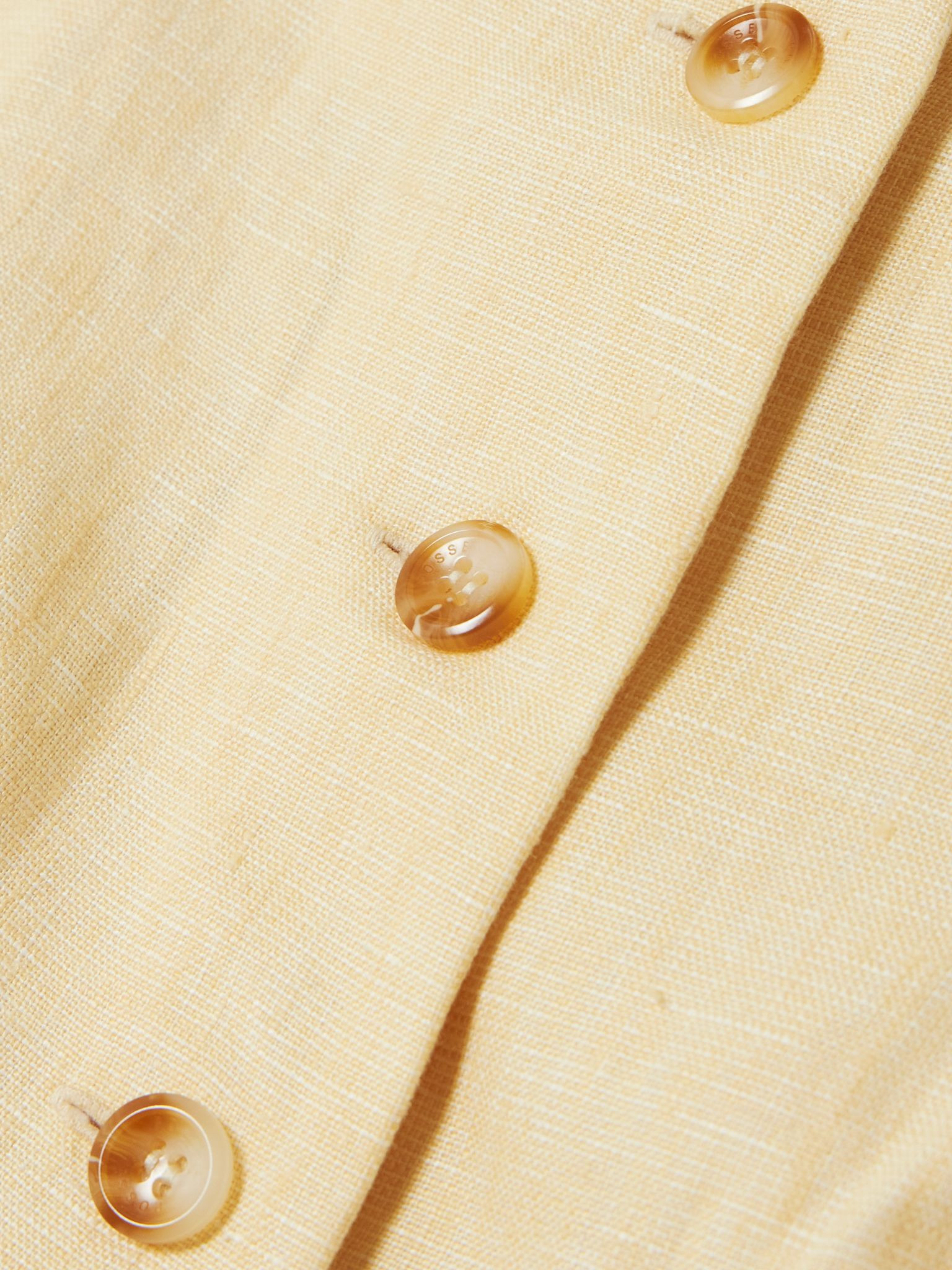 Nancy linen vest Yellow - 4