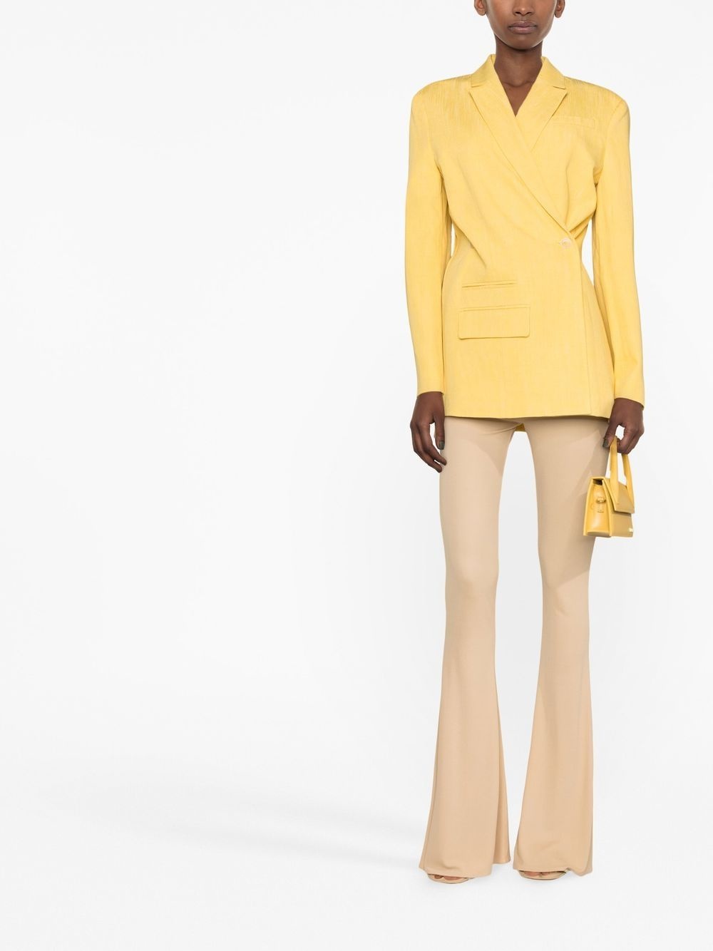 asymmetric double-breasted blazer - 2