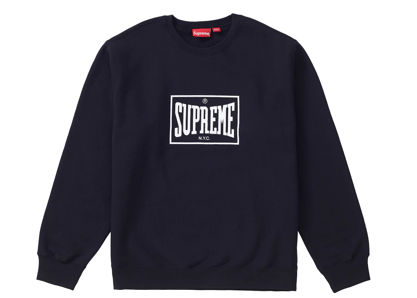 Supreme Warm Up Crewneck Black - 1