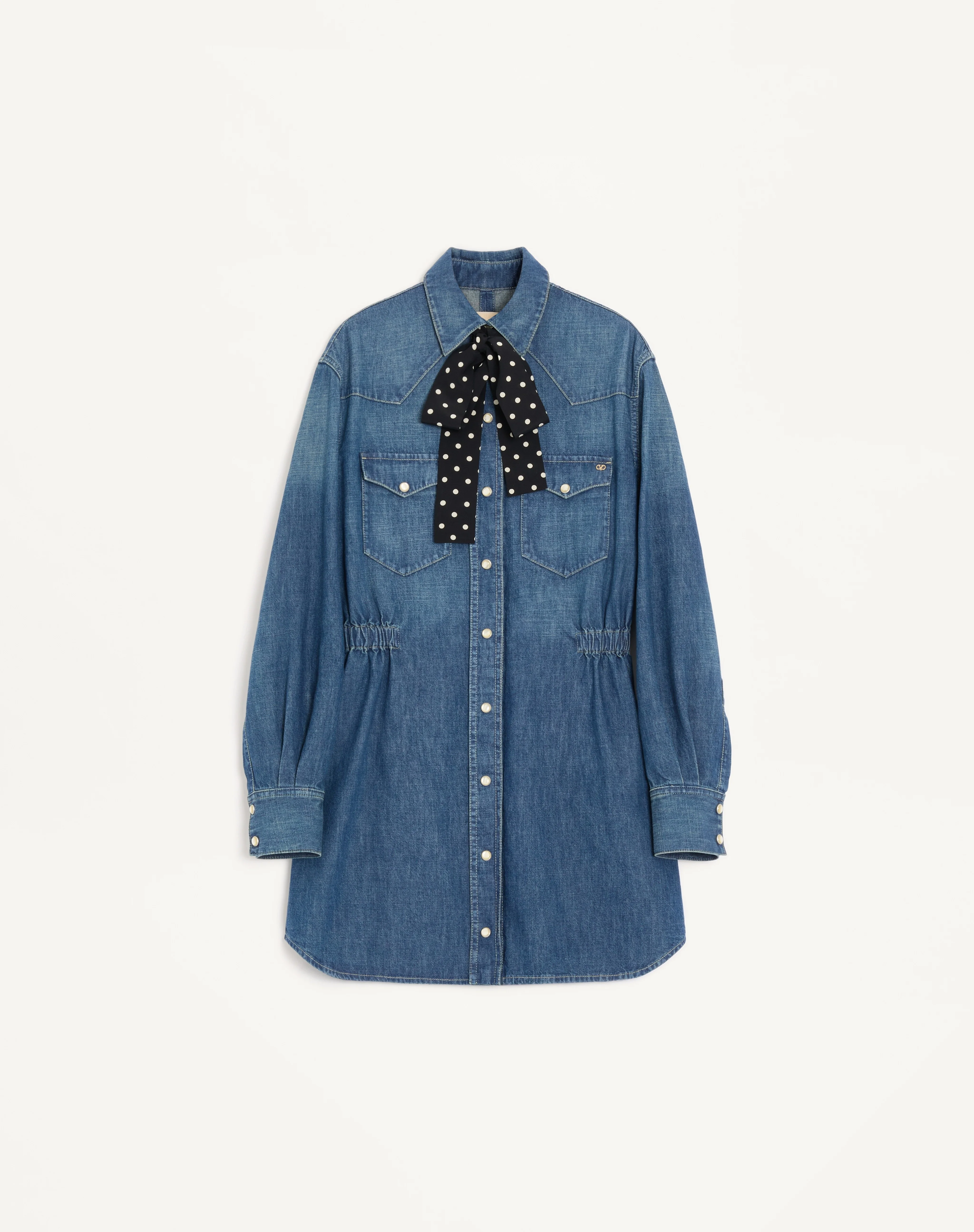 MIDI DENIM DRESS - 1
