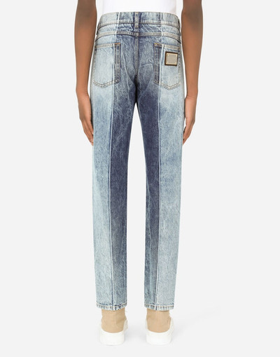 Dolce & Gabbana Regular-fit patchwork jeans outlook