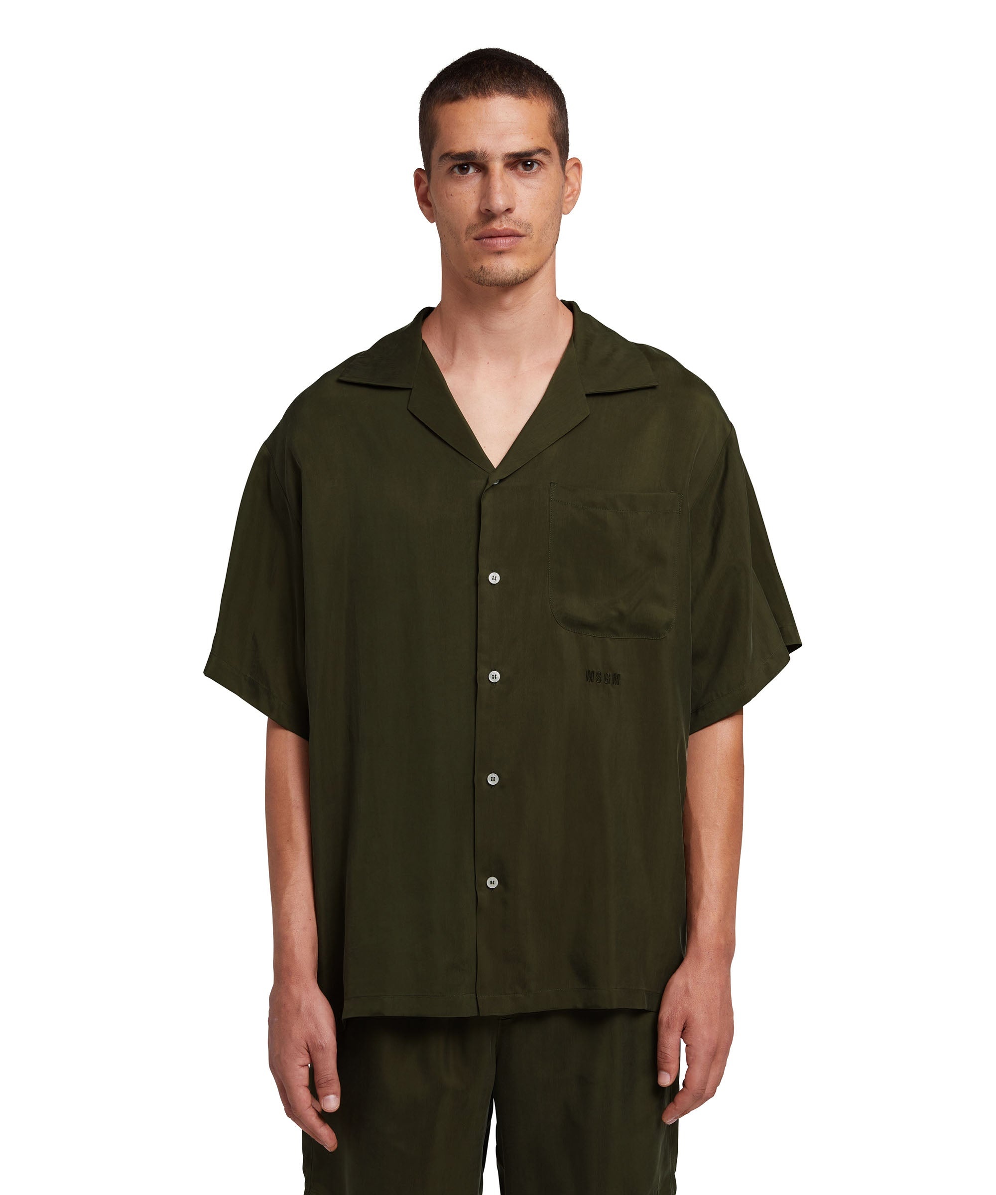 Cupro bowling shirt - 2