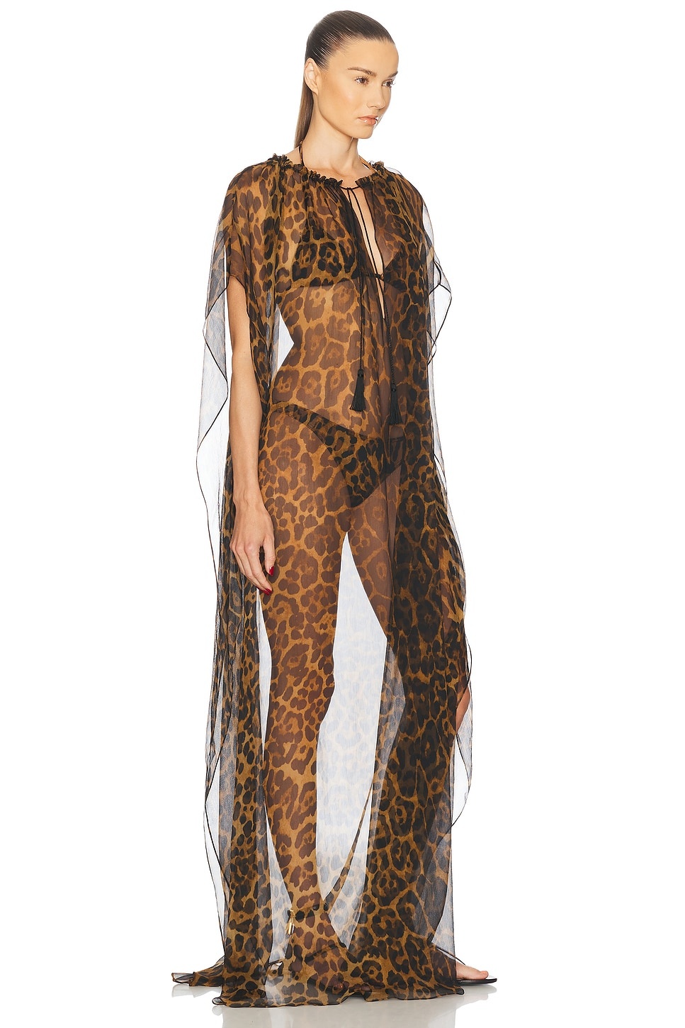 Leopard Kaftan Dress - 2