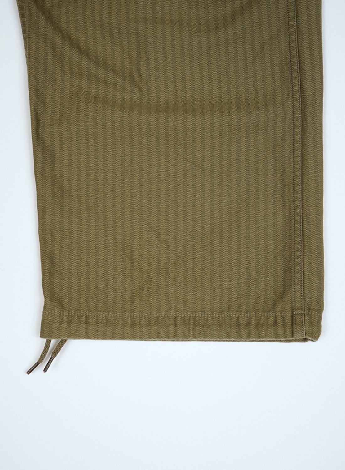 Army Cargo Pant Nano Pigment Herringbone Twill in Green - 9
