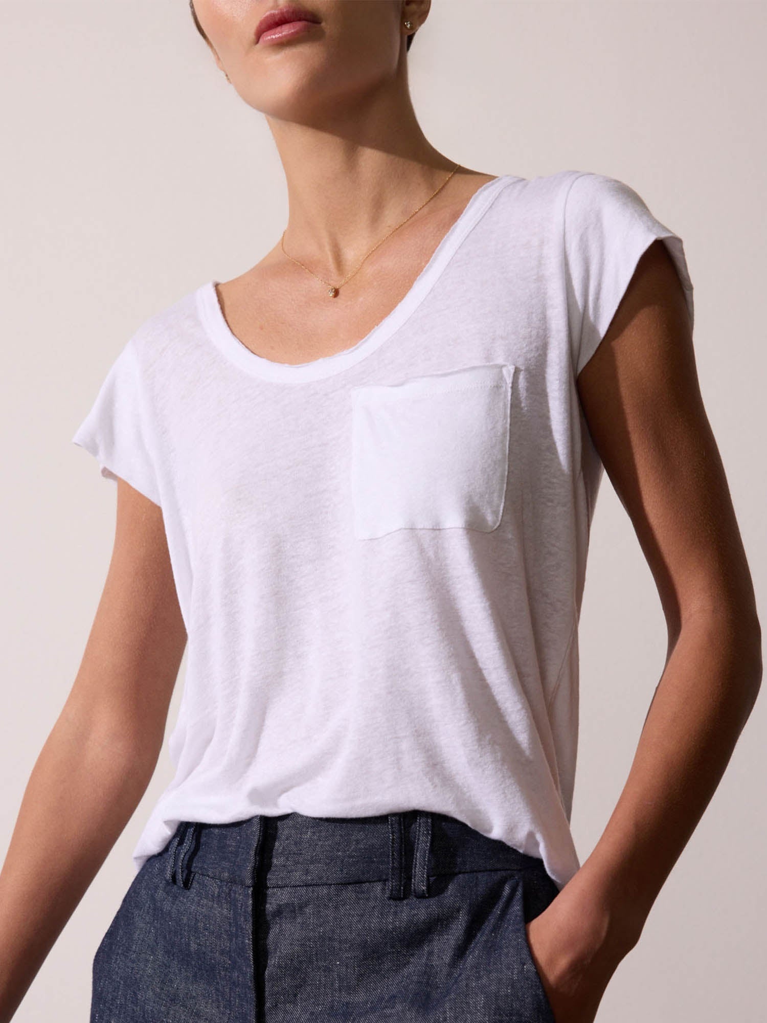 The Lane Scoop Tee - 1