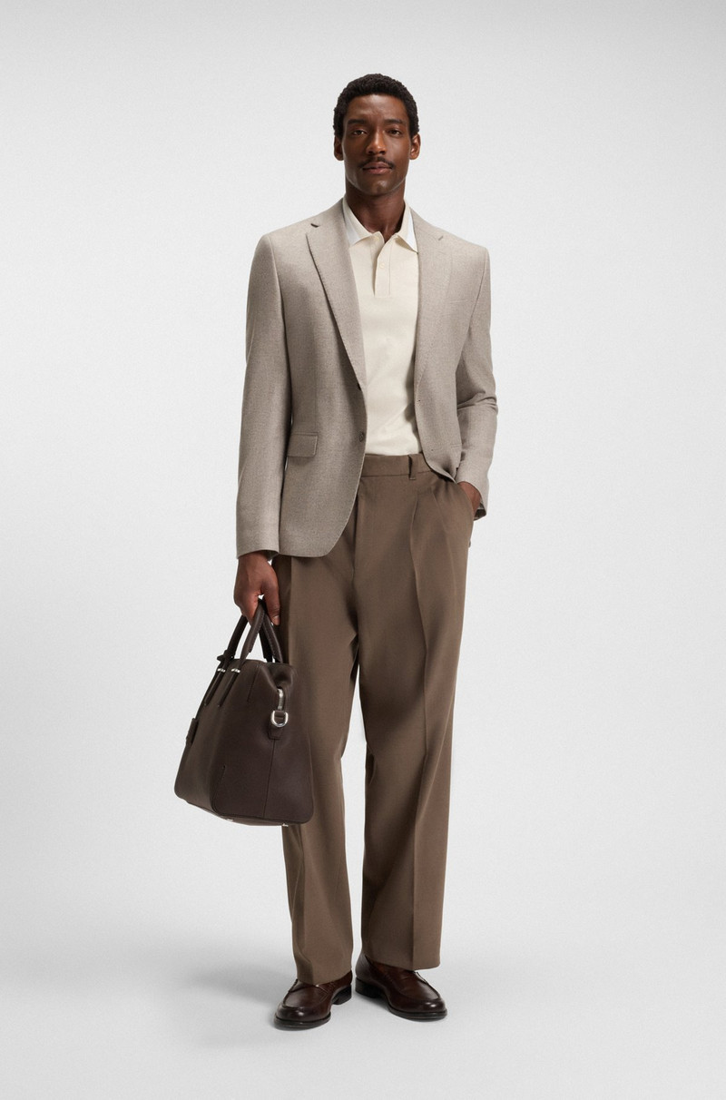 BOSS SLIM-FIT POLO SHIRT IN MERCERIZED STRETCH-COTTON PIQUÉ outlook