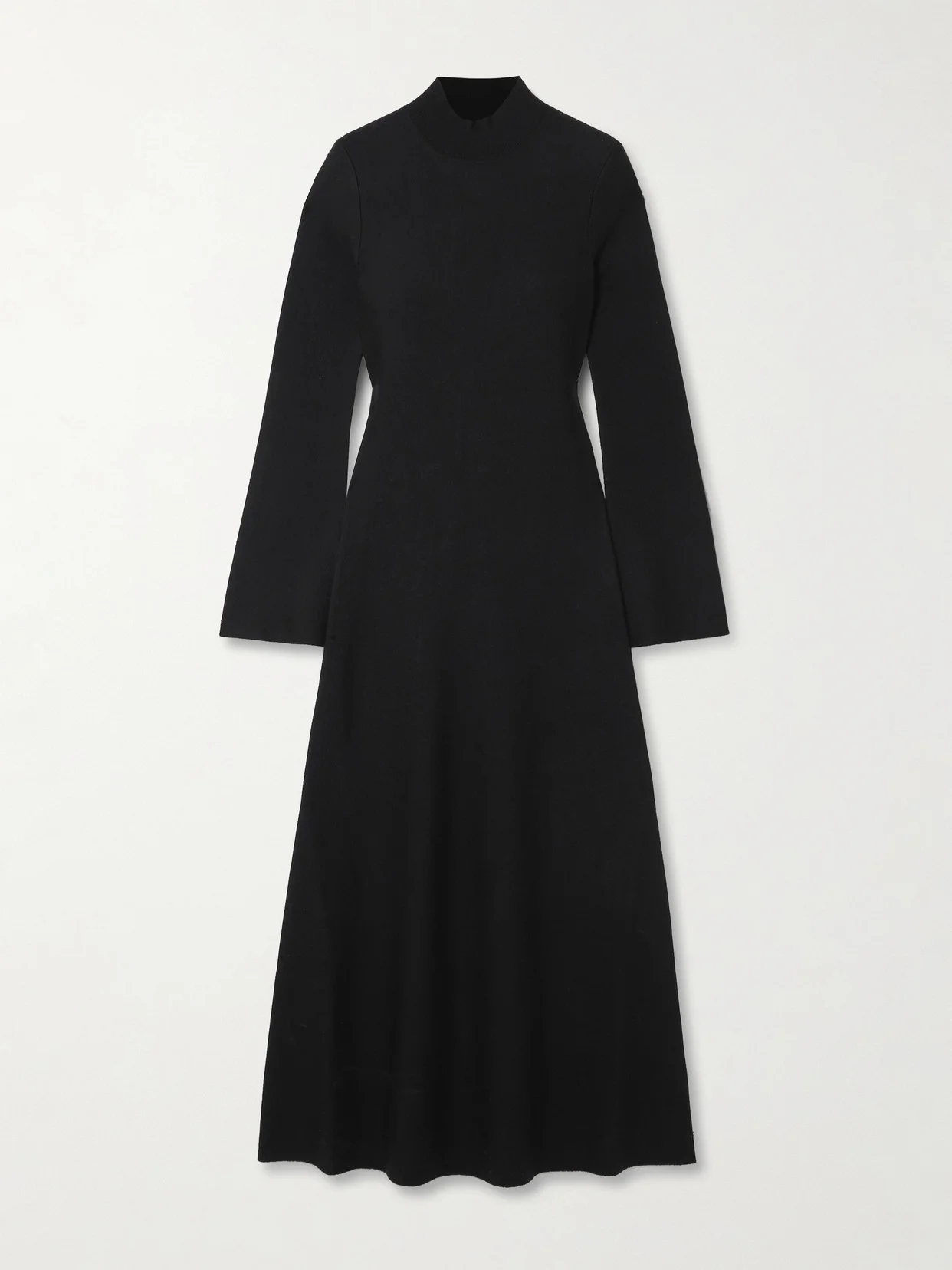 Erebus Wool, Cashmere And Silk-blend Turtleneck Midi Dress - 1