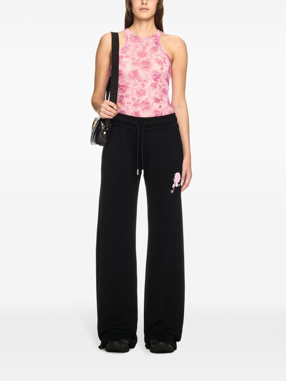 Off Stamp Roses tank top - 2