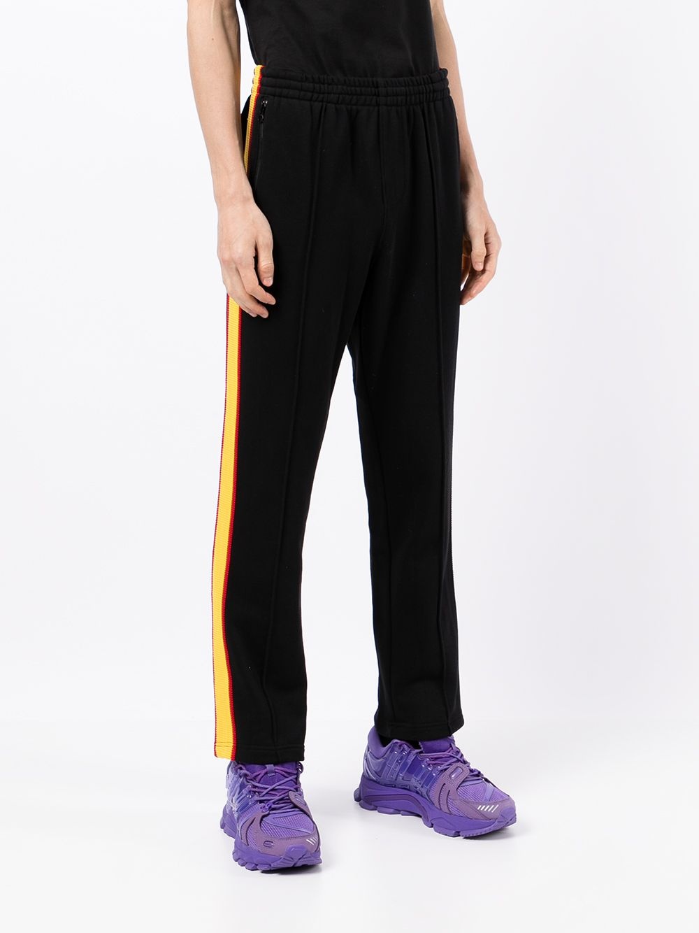 side-stripe straight joggers - 3