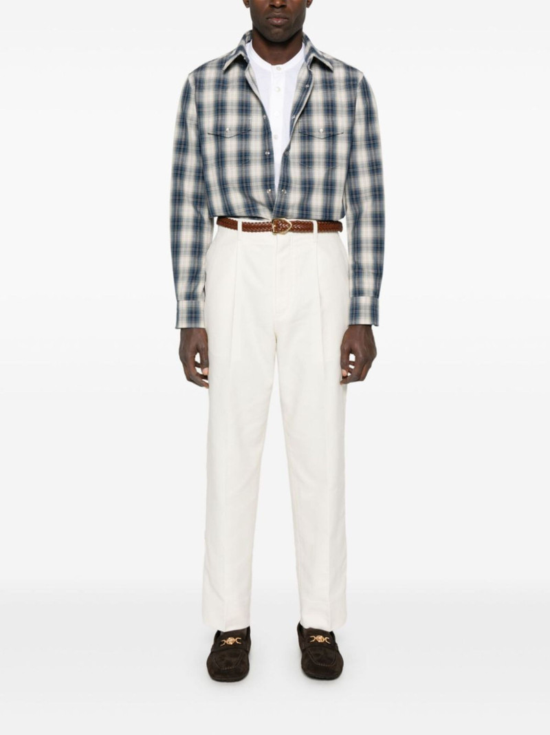 TOM FORD plaid-check shirt outlook