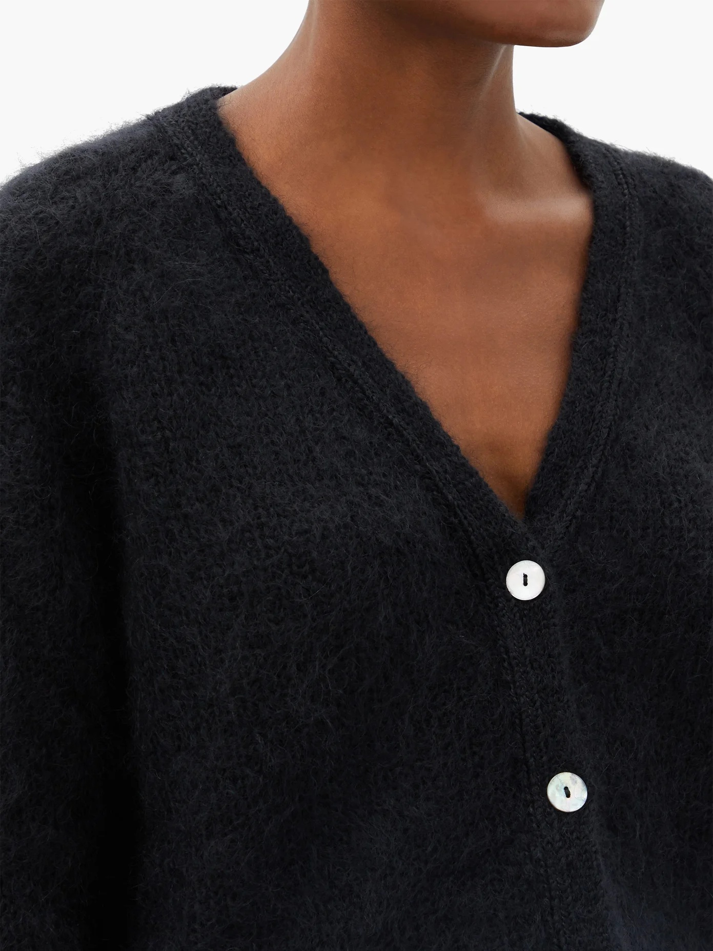 Marcilly mohair-blend cardigan - 3