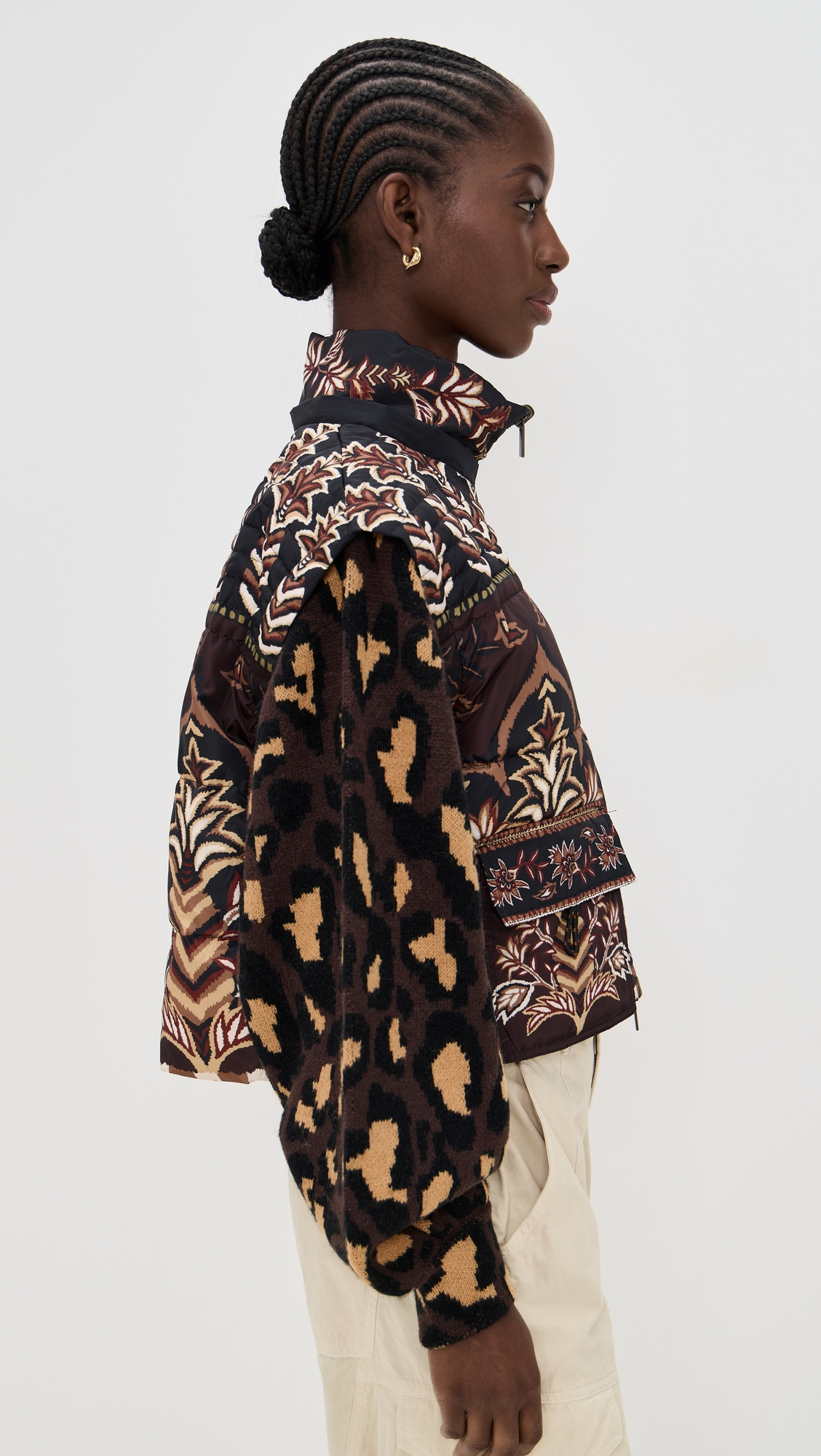 Winter Ainika Brown Puffer Jacket - 3