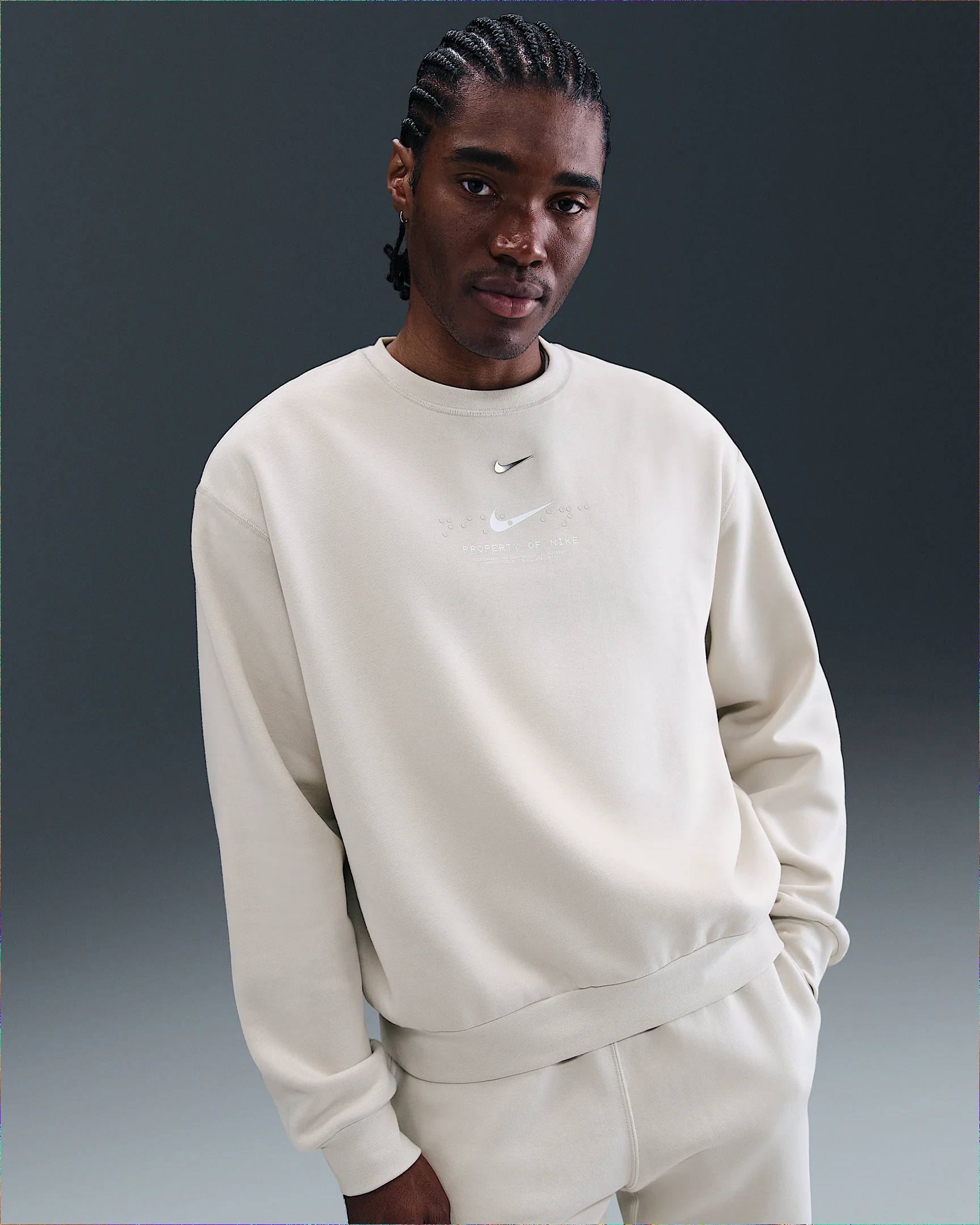 Nike Sportswear Club Men's Fleece Crew-Neck Sweatshirt - 1