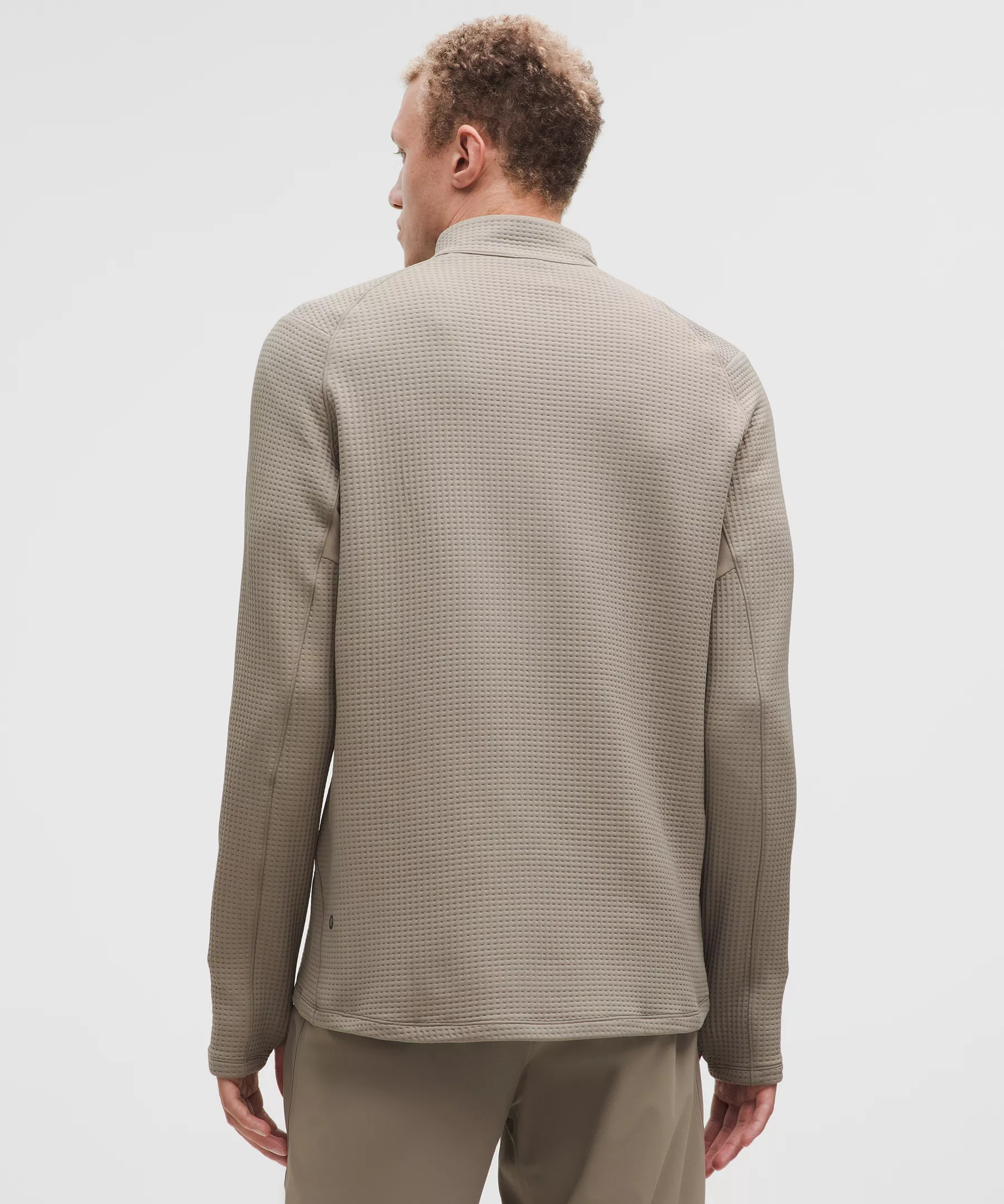 Waffle-Knit Half Zip - 3