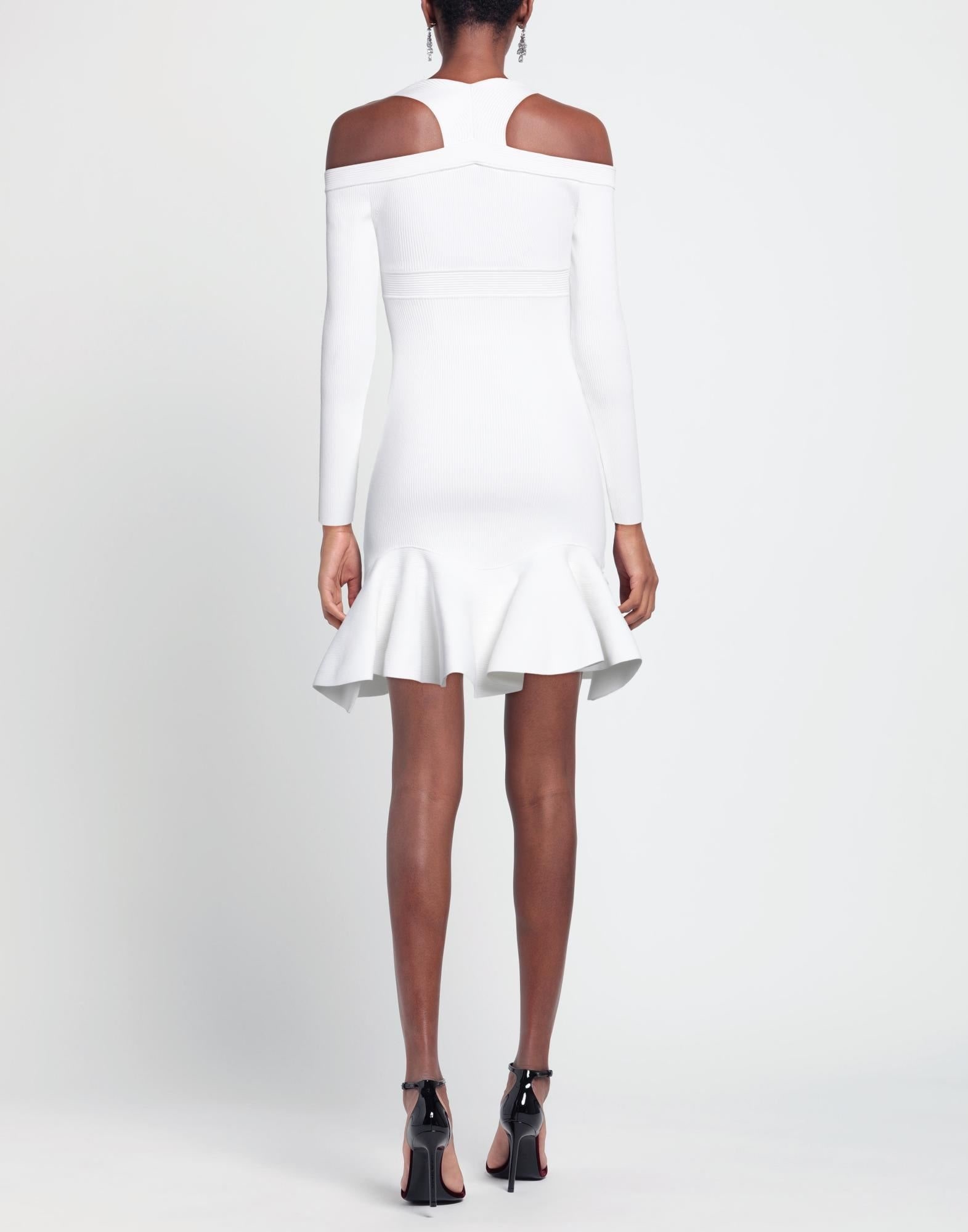 White Women's Sheath Dress - 4